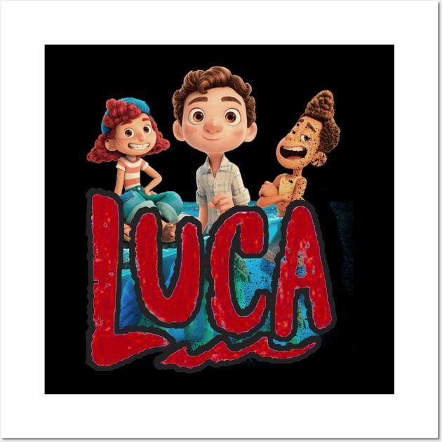 Luca Character Wall Art by Kids series